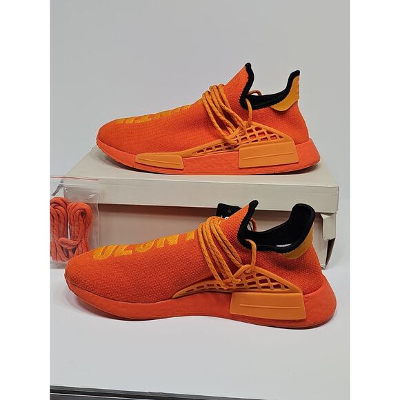 Adidas HU NMD “Bright Orange” Sz 12.5 Pre-owned EXCELLENT CONDITION main image 9